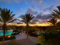 Sunset With Pool