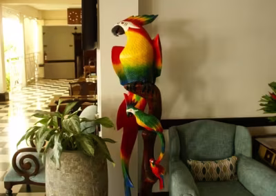 Wooden Parrot 2